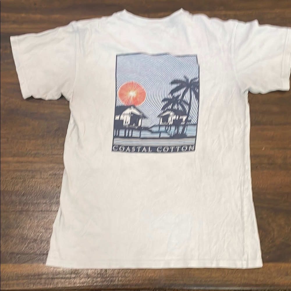 White Short Sleeve Tee Classic Crew Neck